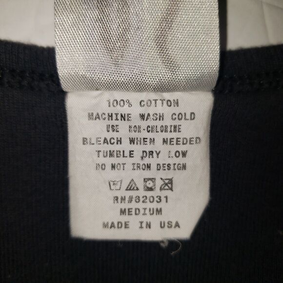 VINTAGE 90's Black Tank Top Flirt Lips Graphic Womens Size Medium - Picture 4 of 6